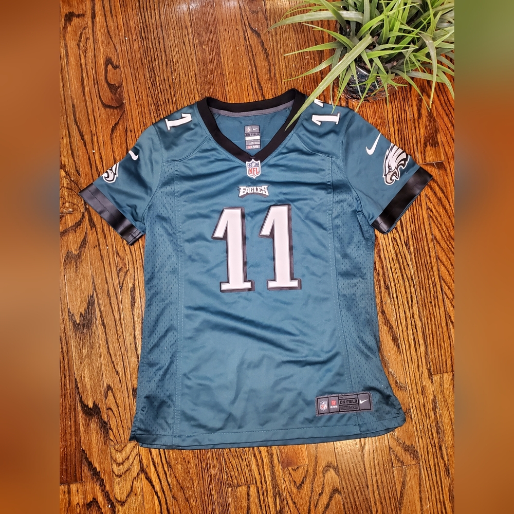 Nike Philadelphia Eagles Women's Green Jersey - Picture 4 of 14